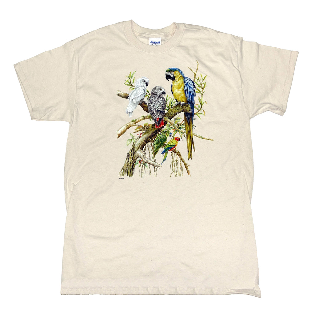 Liberty Graphics Bald Eagles Adult Natural T-Shirt XXL
